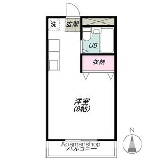 ハイツあかつき【2階】の間取り