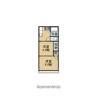 パピヨンサナエ【103号室】の間取り
