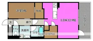 プレサンスロジェ福島野田グランアリーナ【15階】の間取り