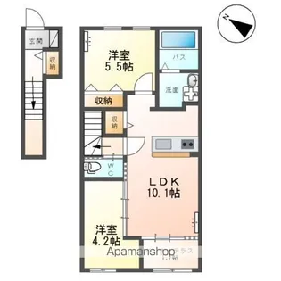 SK HOUSE【2階】の間取り