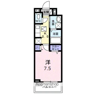 グランチェスタ【1階】の間取り