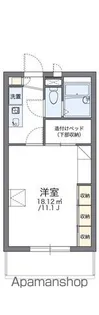 レオパレスSS【204号室】の間取り