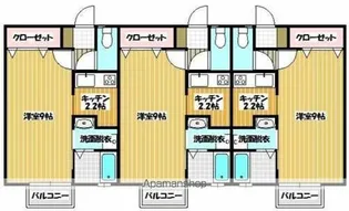 MスクエアⅥ【1階】の間取り