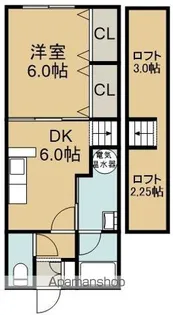 ノースハイツ深堀【102号室】の間取り