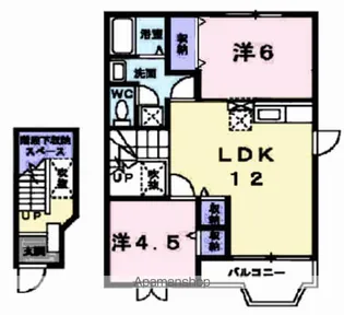 スカイ・ヒルズ【2階】の間取り