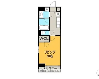 ルミナスパレス一宮駅西【5階】の間取り