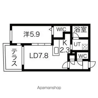 RIVIERA南郷(リヴィエラ南郷)【1階】の間取り