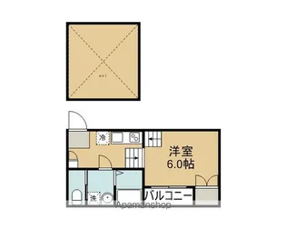 MONO Parks 東大曽根【1階】の間取り