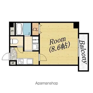 アヴェーレ早苗町【6階】の間取り