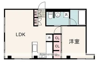GRD BLD.(グラデビル)【201号室】の間取り