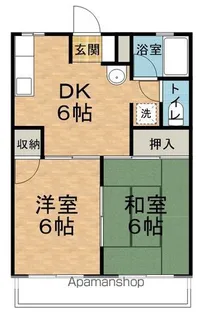フォレスト常念【202号室】の間取り