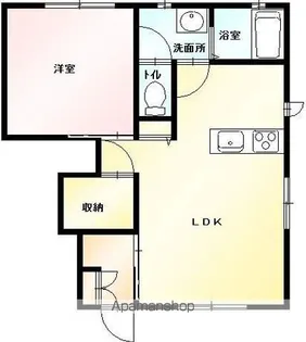 エクセレンテA【1階】の間取り