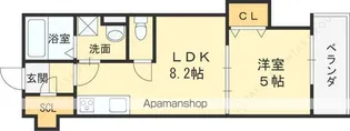 ピレーネ諸口【1階】の間取り