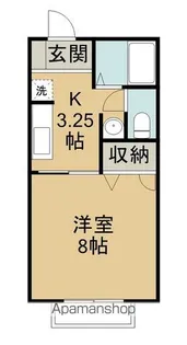 メゾントレビXI【108号室】の間取り