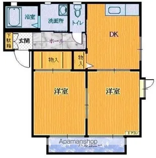 ハウスTERRA A【102号室】の間取り