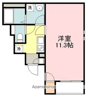 CASA明月【104号室】の間取り