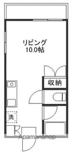 エミリーハウス【205号室】の間取り