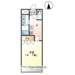 M78プラネット【205号室】の間取り
