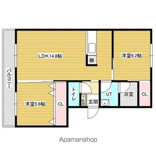 レ・バンテ【3階】の間取り