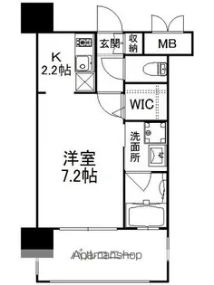 エンクレスト天神AVANT【5階】の間取り
