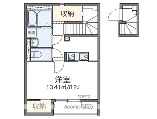 レオネクストサンフラワーⅢ【2階】の間取り
