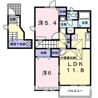 マニクールN【2階】の間取り