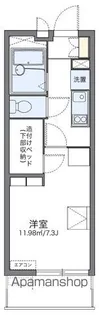 レオパレスさくらⅡ【3階】の間取り