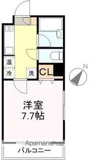 カーサ・デ・セントロ【403号室】の間取り