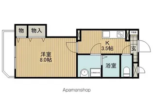ブレイン葛井Ⅰ【203号室】の間取り