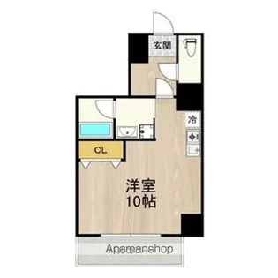 レジデンス釣鐘【803号室】の間取り