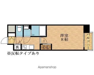 カーサレグラス城東セントラル【705号室】の間取り