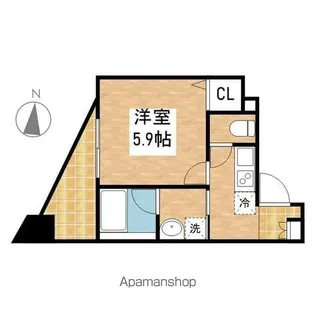 CAVANA新栄【10階】の間取り
