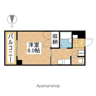 ドミールイースト【3D号室】の間取り
