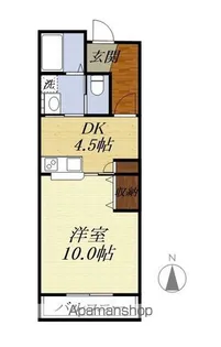 ベルアンジュール【3階】の間取り