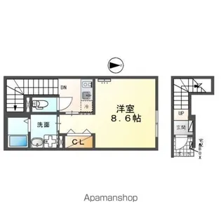エミフル妙音【2階】の間取り