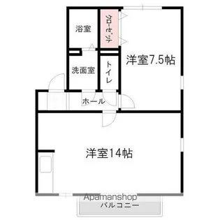 リヴェール岐南【2階】の間取り