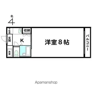 ラスカー原【3階】の間取り