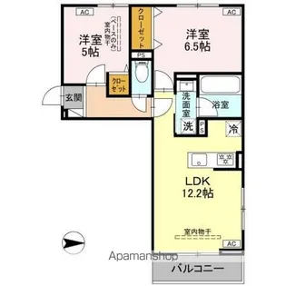 9COLORS【3階】の間取り