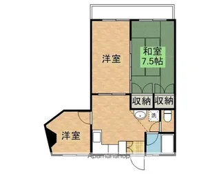 リバーコートⅠ【308号室】の間取り