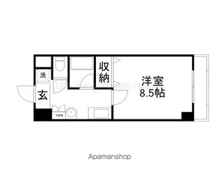ルミエール吉岡【4階】の間取り