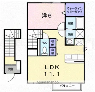 フォーズ・アメニティⅣ【2階】の間取り