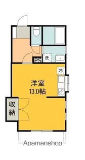 JUST YOU【101号室】の間取り