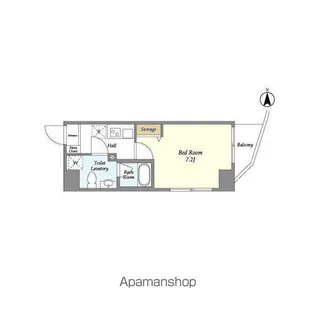 DELCCS西池袋【7階】の間取り