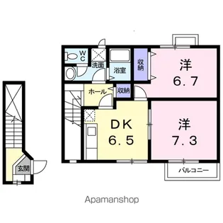 アヴェニール【2階】の間取り