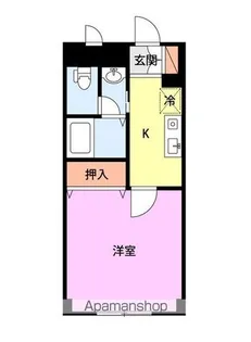 アバンウェル細貝【3階】の間取り