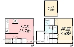 フレシール本通【B号室】の間取り