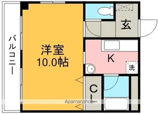 コンフォールエムズ【5階】の間取り