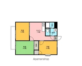 エランドール【3階】の間取り