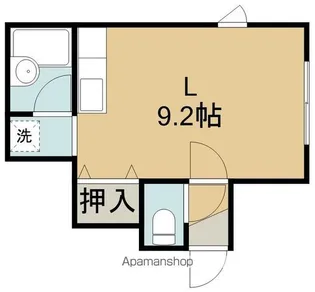 コーポメイプル【1階】の間取り