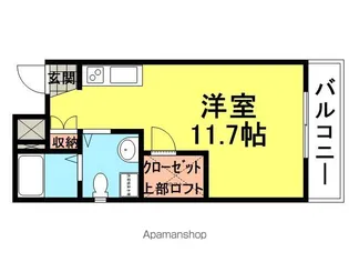 イリス・アール【105号室】の間取り